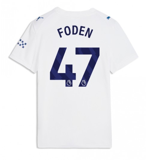 Manchester City Phil Foden #47 Alternativní Dres pro Dámské 2026-27 Krátký Rukáv Manchester City Phil Foden #47 Alternativní Dres pro Dámské 2026-27 Krátký Rukáv